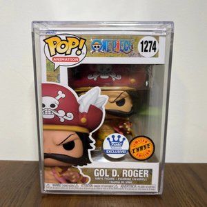 MINT Funko POP One Piece Gol D Roger Chase w/ PREMIUM PROTECTOR